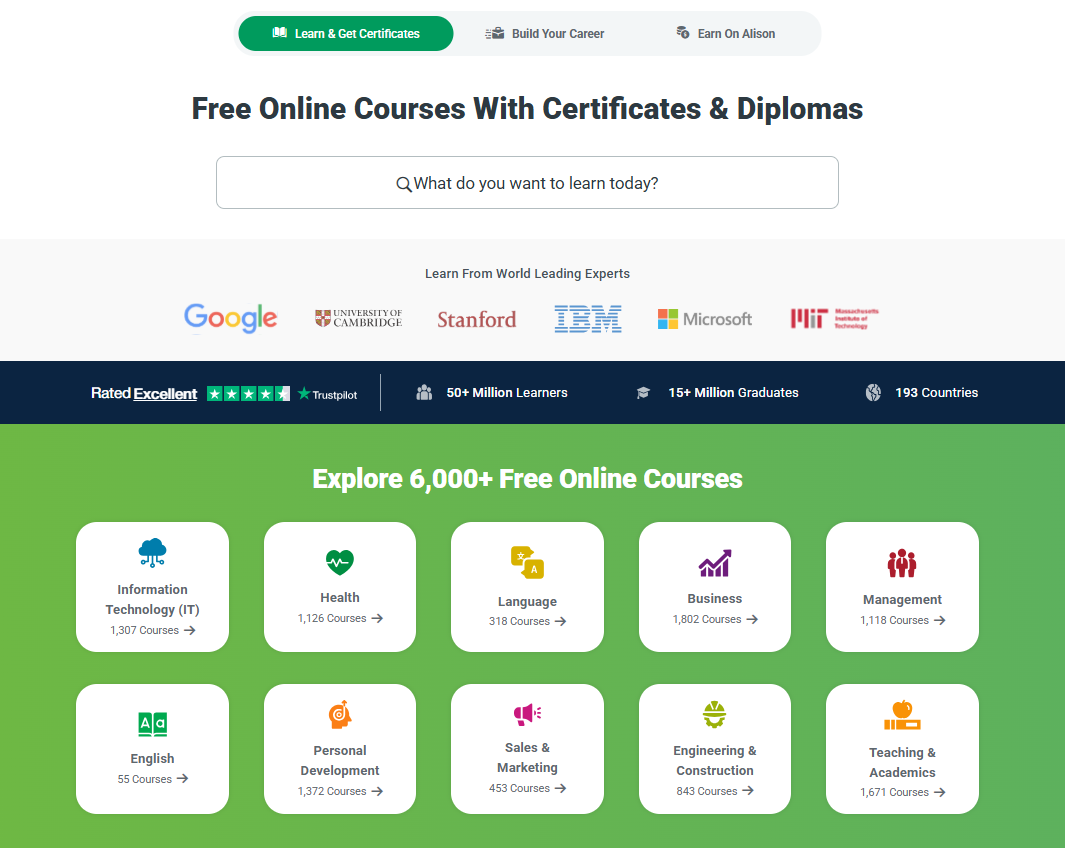 Alison - Free Online Courses