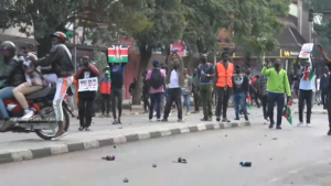 Kenyans Storm Tanzania Border