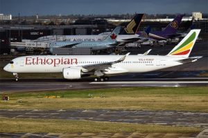 New A350 Joins Ethiopian Fleet